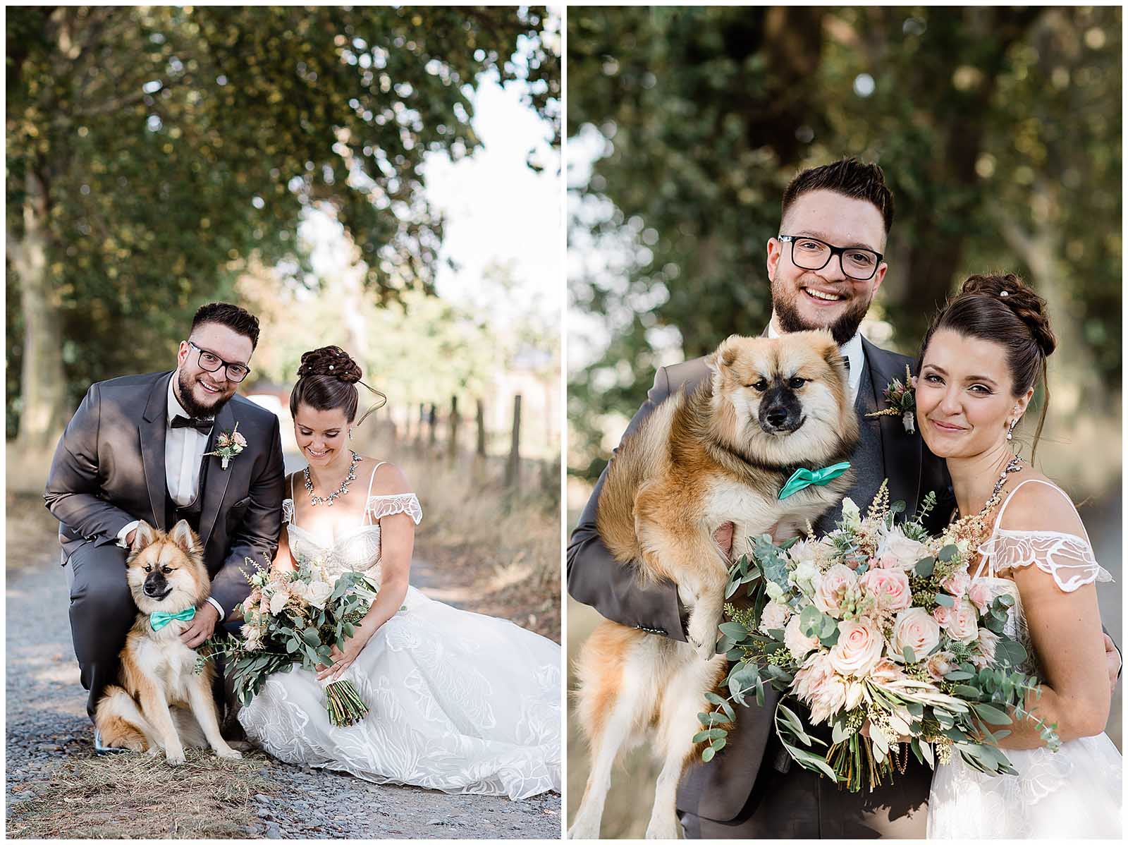 Paarportrai mit Hund